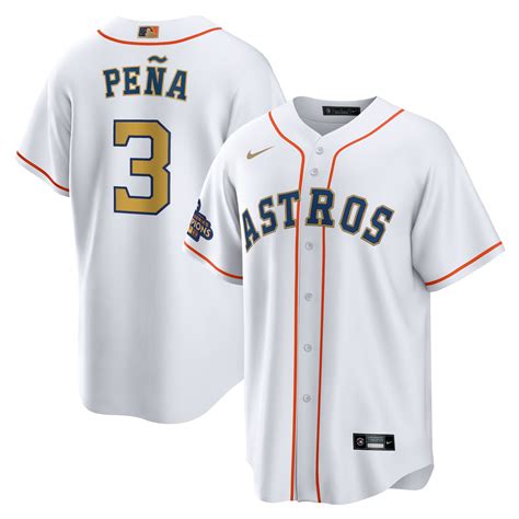 men's houston astros nike white/gold 2023 gold collection replica jersey|Men's Houston Astros Jeremy Peña Nike White/Gold 2023 Gold Collection .